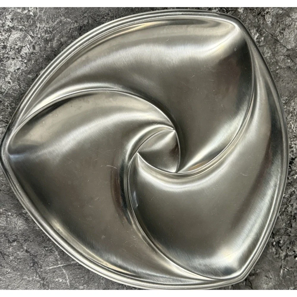 Vintage 1960's Fraser's Stainless Steel Platter Germany‎